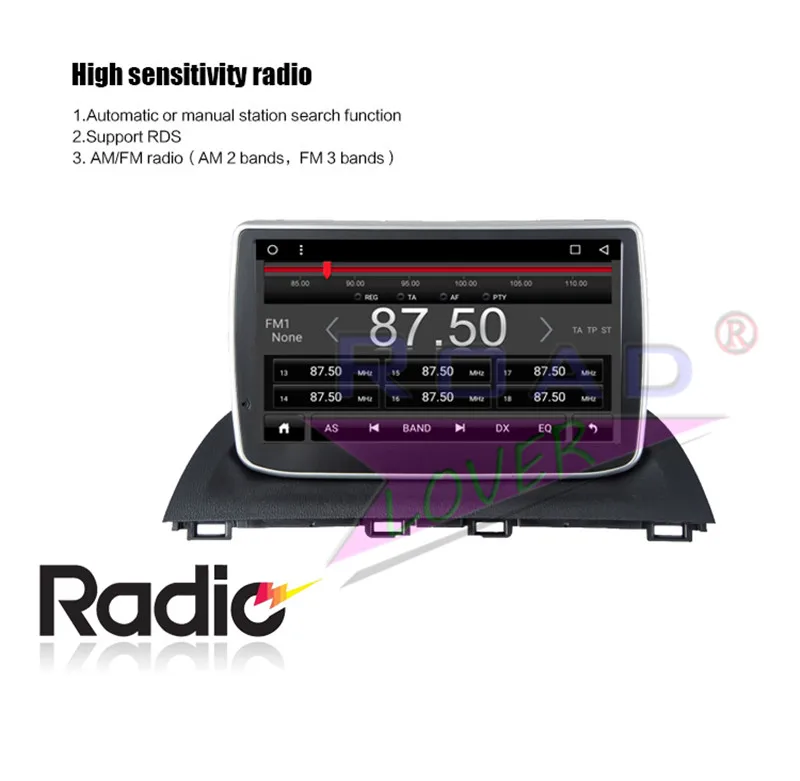 Excellent Roadlover Android 8.1 Car Multimedia Player Radio For Mazda 3 Axela 2014 2015 2016 Stereo GPS Navigation Automagnitol 2 Din MP3 16