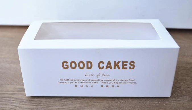 17*8*6cm White rectangle Drawer cake boxes Mooncake ...