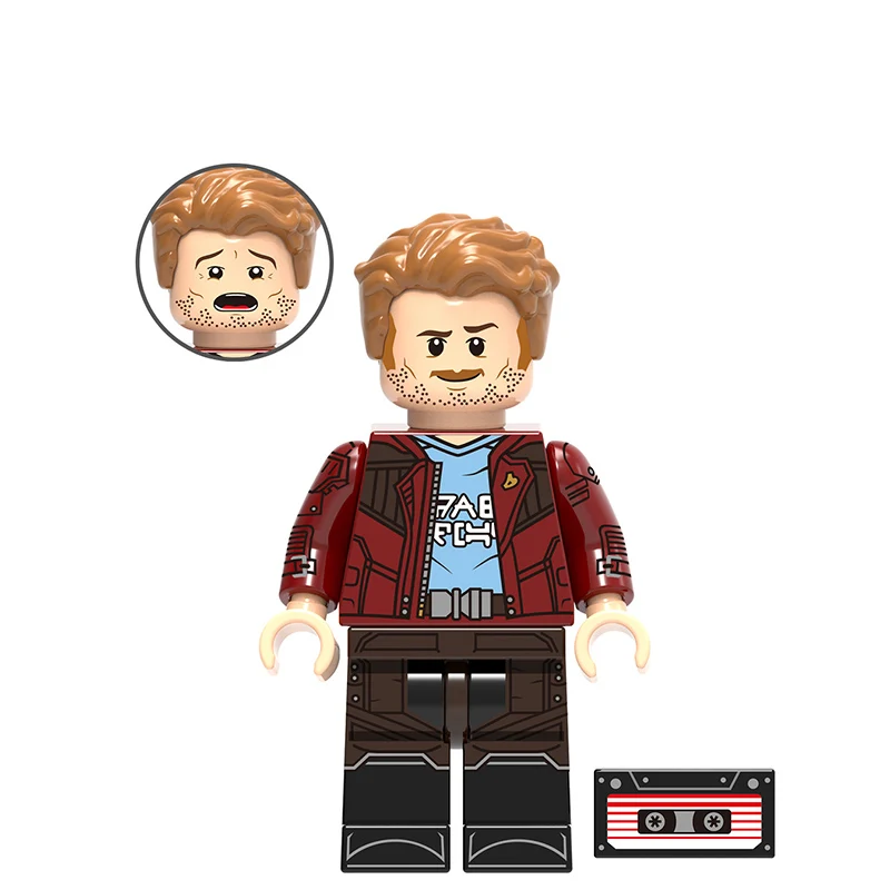 8PCS Super Heroes Figures Star-lord Nebula Ant-Man Bruce-banner  Hawkeye Thor Legoings Building Blocks Set Toys Children
