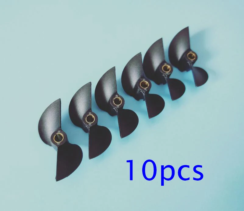 Buy 10PCS 4*42mm RC Boat Propeller 4mm 2 Blades