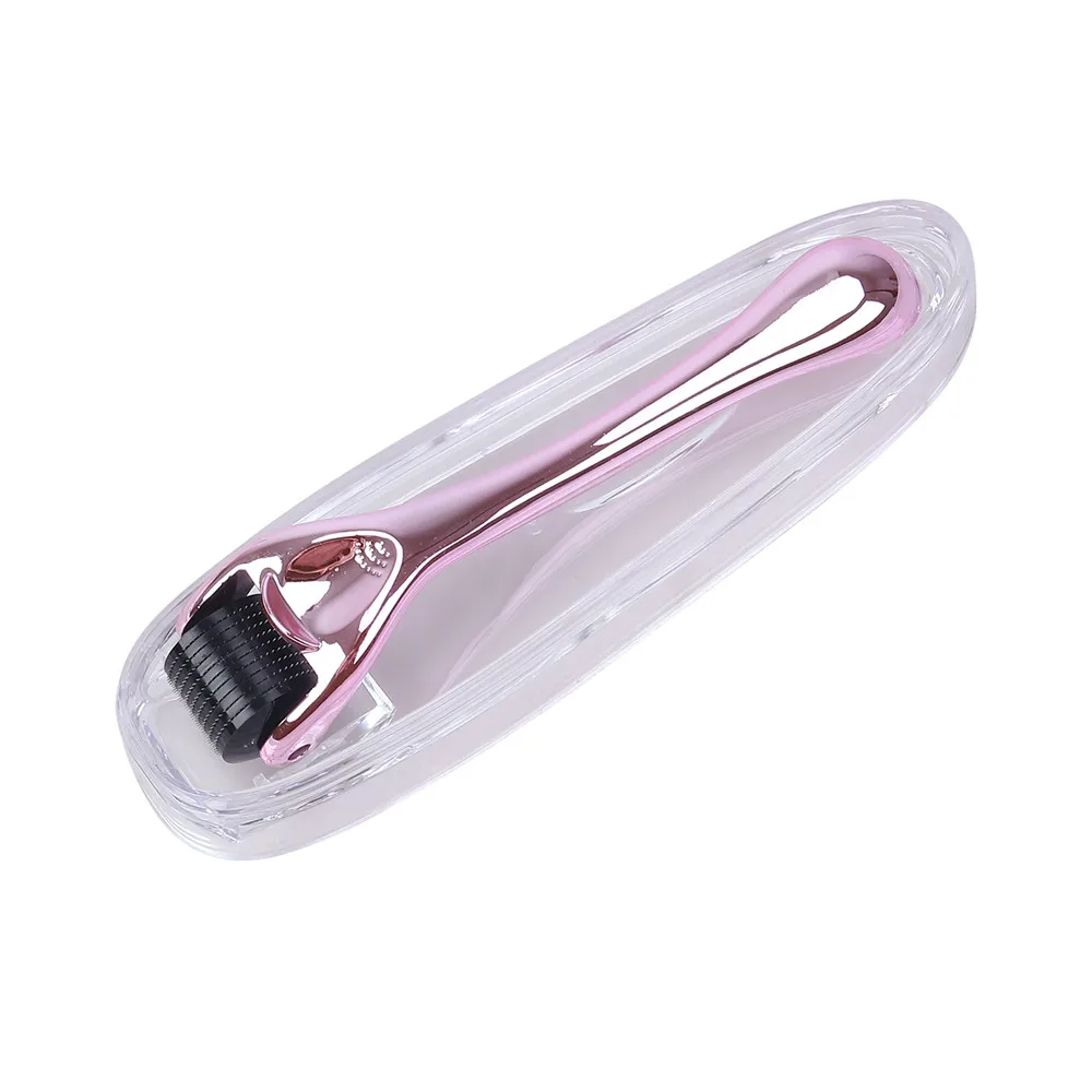 DRS 540 Дерма ролик микро титановые иглы микроиглы мезороллер Dr ручка машина для ухода за кожей и тела - Цвет: 0.2mm-pink