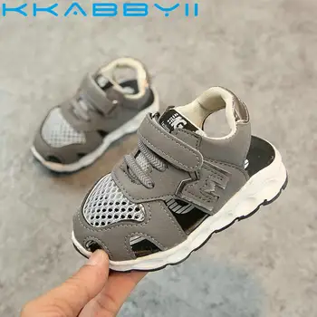

Toddler Summer Style Brand Mesh Children's Sandals Boys Girls Beach Slippers Kids Shoes Sandals Flat
