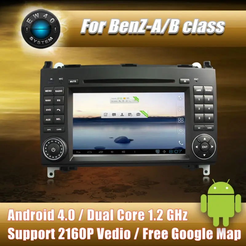 Android 4 0 car dvd player Radio GPS Navi for MERCEDES BENZ A B Class VITO