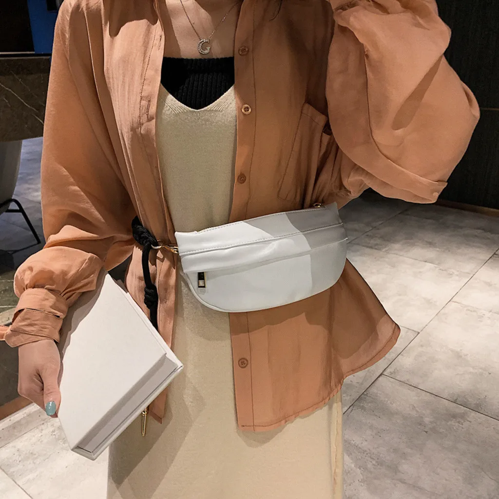 Модная дамская мода Повседневный индивидуальный плетеный кожаный ремень сплошной цвет молния сумка через плечо Диагональный крест Новинка 718#40