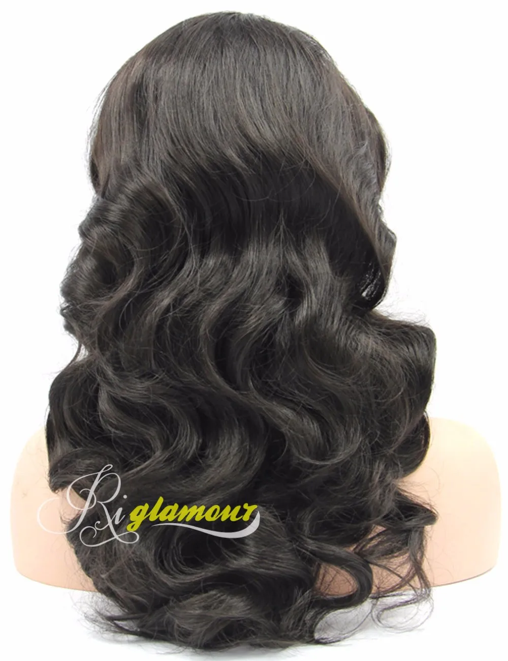 Black Synthetic Lace Front Wigs 3