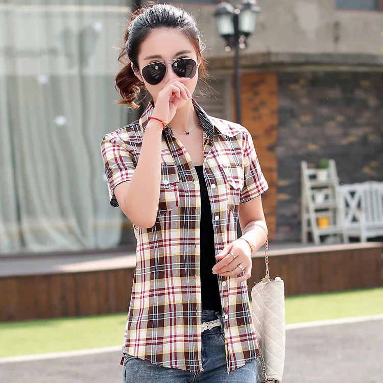 check shirt womens style