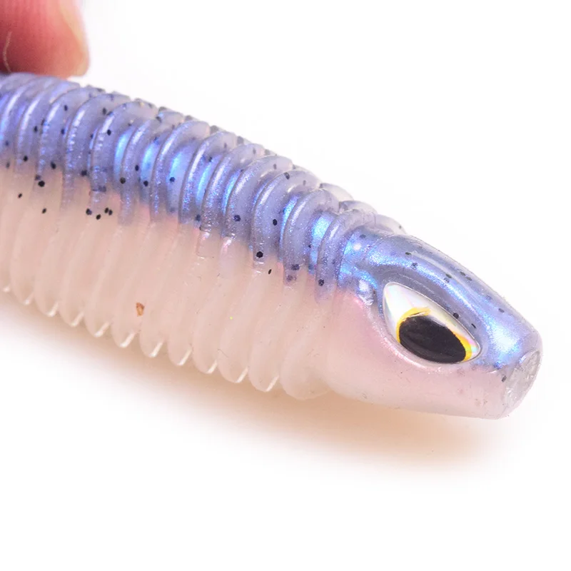 Proleurre shad Fishing Lure 8cm 11cm T-tail soft bait Jigging Wobbler Aritificial Silicone Lures Bass Pike Fishing Tackle PR-599