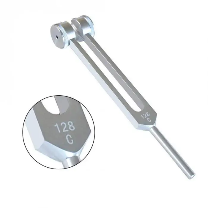 Tuning Fork 128Hz 256Hz Aluminum Alloy High Precision Hearing Detection Relieve Joint Pain KH889