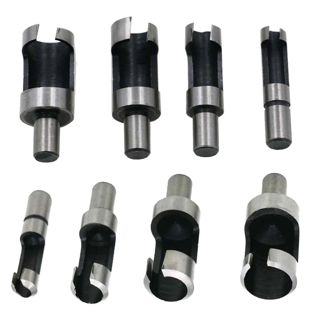 

Drill Bit Set 4pcs Plug Cutter Drill Bit Set Power Tools 1/4" 3/8" 1/2" 5/8" Carpentry Woodworking Wood Plug Cutter Cutting Tool