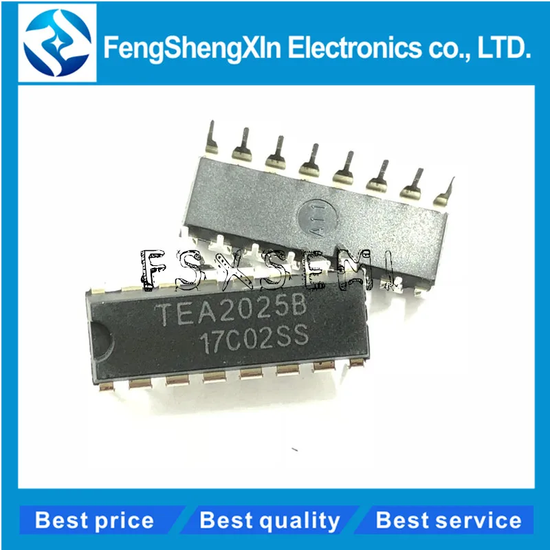 

10pcs/lot TEA2025B TEA2025 DIP-16 STEREO AUDIO AMPLIFIER