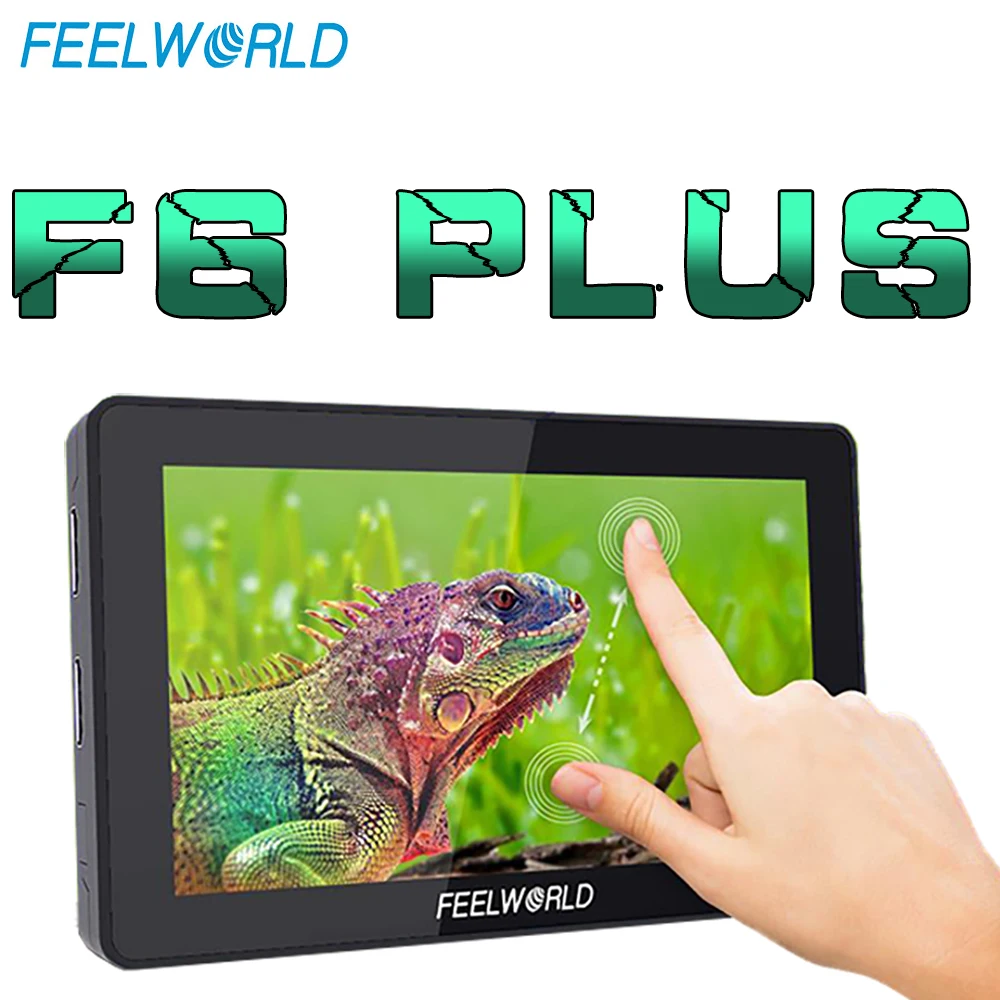 

Feelworld F6 PLUS Monitor Aluminum Alloy 5.5 Inch Touch Screen Director Monitor DSLR Camera 4K Micro Single Display