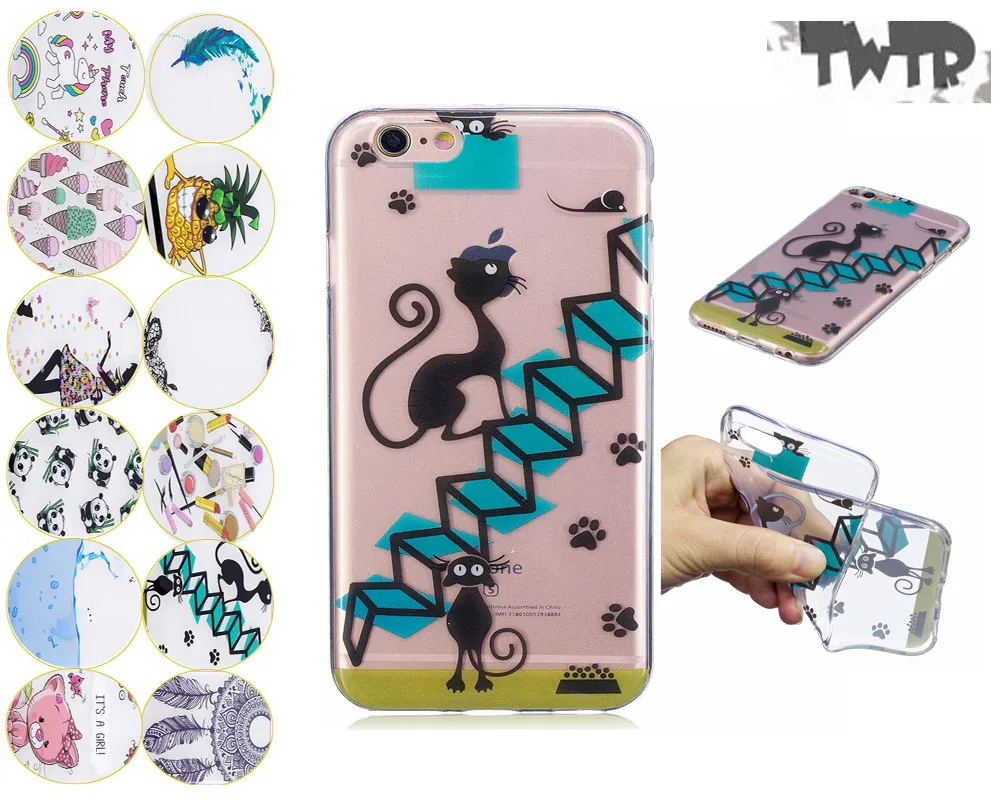 

3D TPU Soft Silicone Case for Apple iPhone 6S Plus Phone Fitted Case for iPhone 6 S Plus i Phone6+ iPhone6SPlus Frame Core Cover