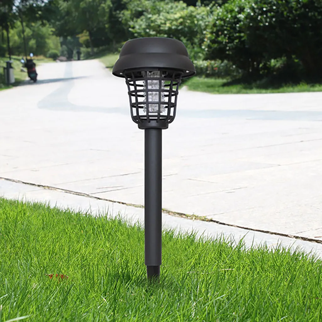 Insect Killer Lamp 2019top 4PC Solar Powered LED Light Mosquito Pest Bug Zapper Insect Killer Lamp Garden g90619