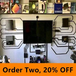 Wall Stand Mount Joystick Dock Camera Bracket for PS4 PS4 PRO PS4 Slim Game Controle 3D Print Plastic Storage Holder Rack Handle Wall Stand Mount Joystick Dock Camera Bracket for PS4 PS4 PRO PS4 Slim Game Controle 3D Print Plastic Storage Holder Rack Handle
