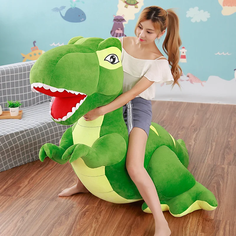 45-160 см мультфильм Динозавр плюшевая игрушка тираннозавр кукла милые мягкие животные Дети Подарки на день рождения