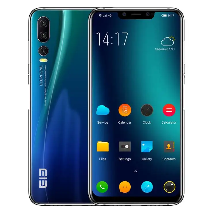 ElePhone A5 Helio P60 Восьмиядерный 20MP + 12MP 5 Камера 6 18 &quotFHD 7: 9 Экран Android 8 1 OTA 4 GB 64 4000 mAh OTG 4G