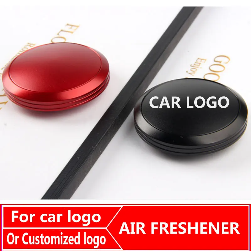 

Car Air Freshener Hanging For Audi BMW Toyota Chevrolet Suzuki Mazda Jaguar Skoda logo Solid auto outlet perfume Accessories