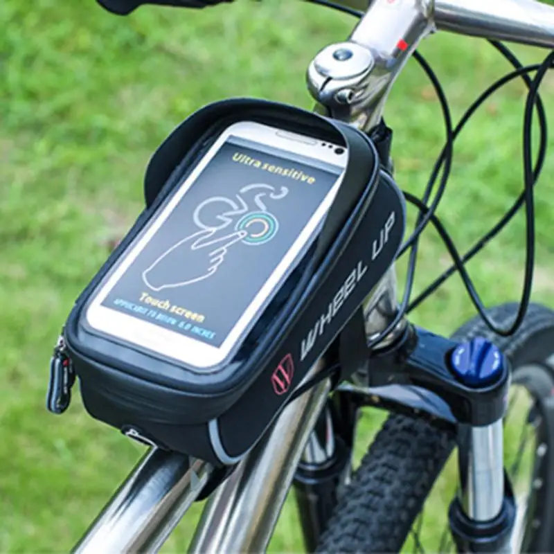 Велосипедная Водонепроницаемая велосипедная сумка на руль MTB с сенсорным экраном, велосипедная сумка, рамка корзины, передняя сумка для телефона, Аксессуары для велосипеда