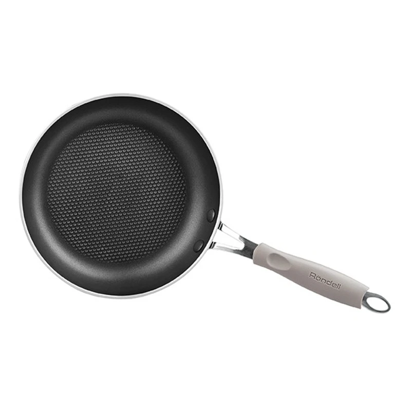 Сковорода Rondell Balance RDA-780 (Диаметр 20 см, TriTitan® - трехслойное, износостойкое антипригарное покрытие на основе титана, Внутреннее дно с микроячейками - блюда сохраняют максимальную сочность, Возможно использование металлических лопаток)