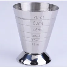 Количество чашек из нержавеющей стали бартенд наш каскад мл весы ложка инструмент для коктейлей