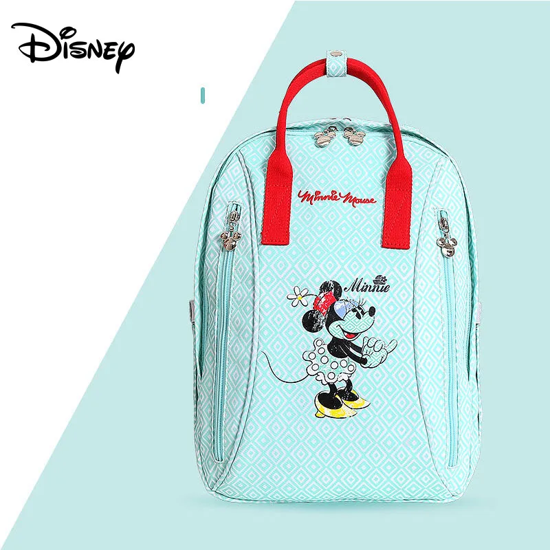 Disney Милая водонепроницаемая сумка для подгузников, бутылочки для кормления, дорожный рюкзак, детские сумки для мамы, сумка для хранения, сумки для мам