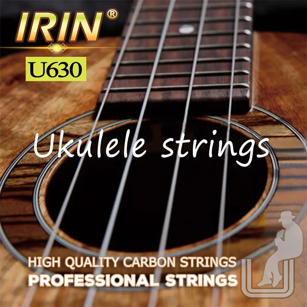 

IRIN U630 4pcs/pack Ukulele Strings Nylon White Tuning Ukulele String A-E-C-G 0.047-0.054 inch Ukulele Instrument Accessories