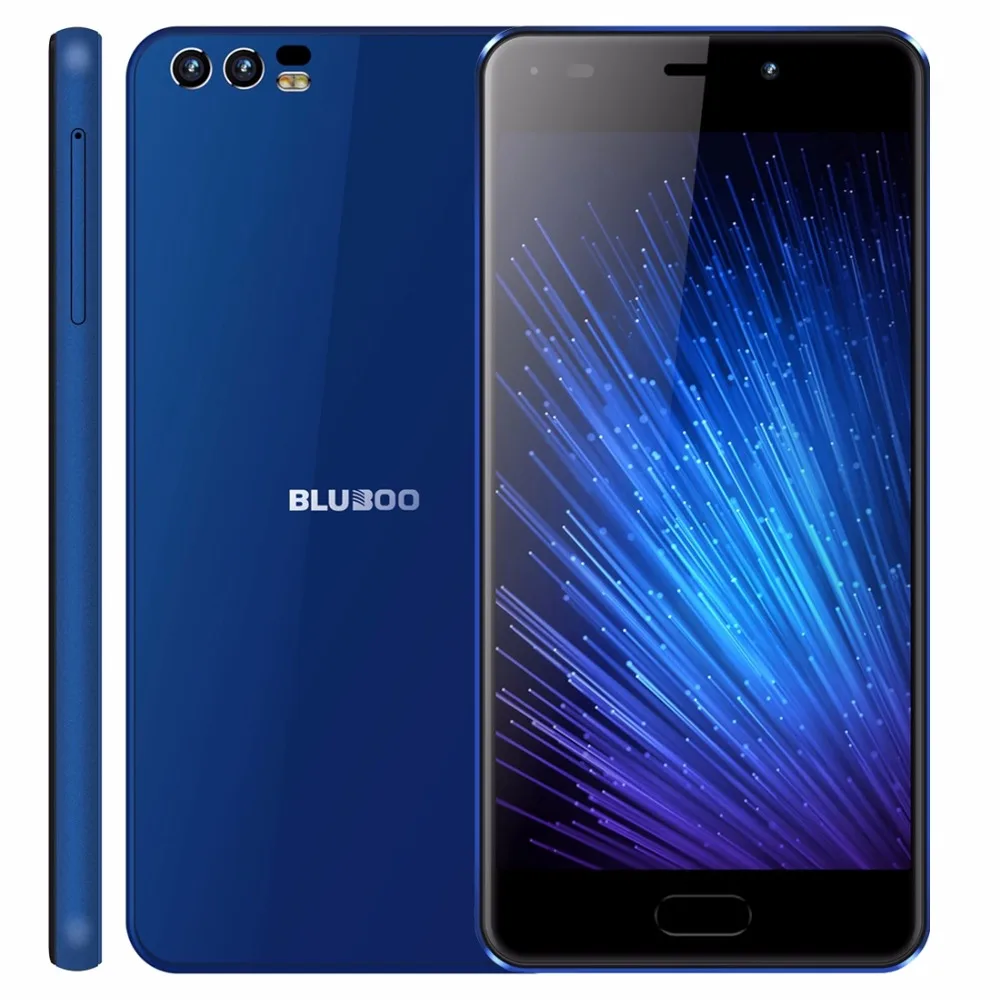 BLUBOO D2 1 Гб+ 8 Гб Две задние камеры 5,2 дюймов Android 6,0 MTK6580A четырехъядерный до 1. 3g Гц сеть 3g WiFi gps Bluetooth телефон