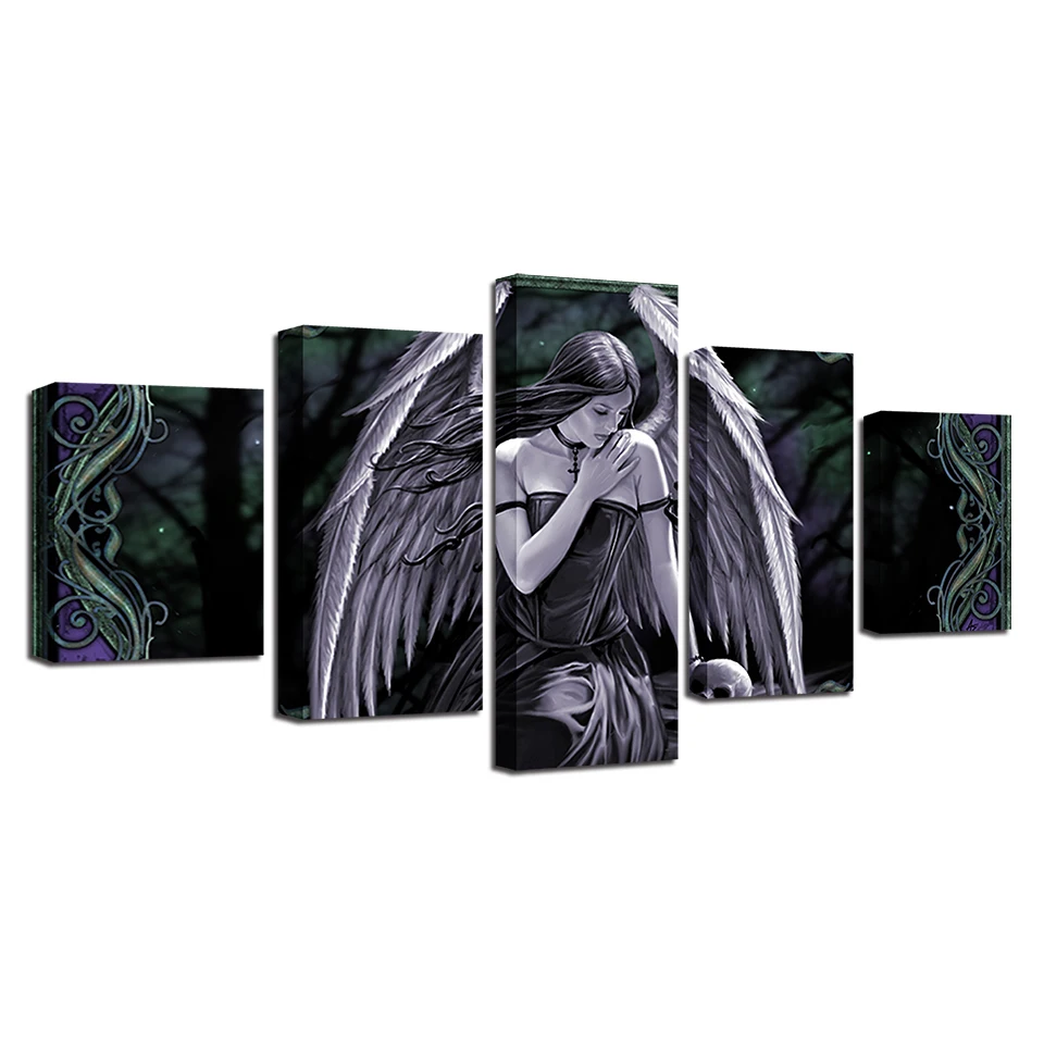 HD Печать Холст Wall Art Гостиная Home Decor Фотографии 5 штук игры Angelo Dell Inferno живопись