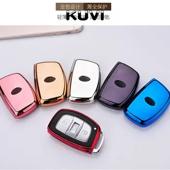 

Car tpu Smart Key Covers Accessories Styling Case For Hyundai Verna Sonata Elantra Tucson Auto Protection Shell