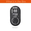 Godox XTR-16 Wireless 2.4G Remote Control Flash Receiver for X1C X1N XT-16 Transmitter Trigger Wistro AD360/DE/QT/SK/QS Series ► Photo 2/6