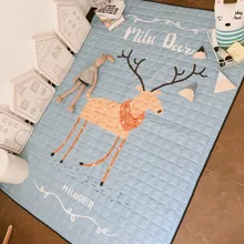 Детский коврик комнатный ковер мультяшный коврик Пикник Кемпинг Открытый коврик нескользящий ковер детский игровой коврик Doraemon хлопок ковер мягкий