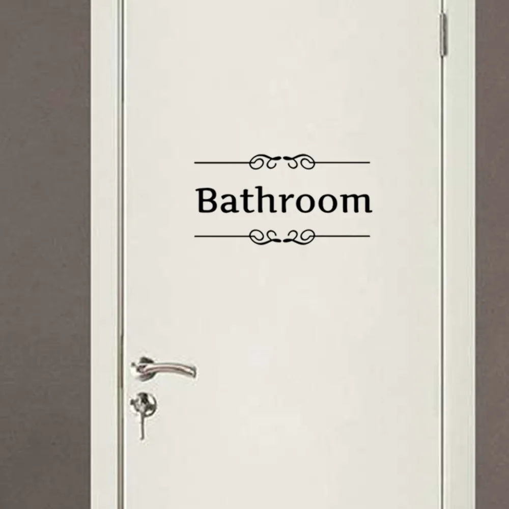 

% bathroom rules door sign vinyl quotes lettering words wall stickers bathroom toilet washroom decoration home decor decal art