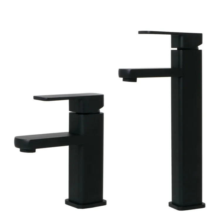 

Antique Bath Oil Rubbed Bathroom Black Faucet Deck Mounted Square Basin Brass Faucets Hot and Cold Water Vessel Sink Tap Mixer