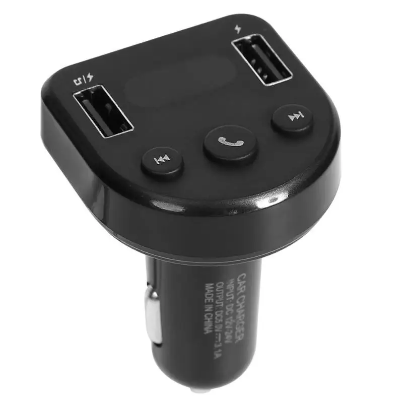 Handsfree Bluetooth автомобильный комплект fm-передатчик MP3-плеер 3.1A двойной USB быстрое зарядное устройство для смартфона