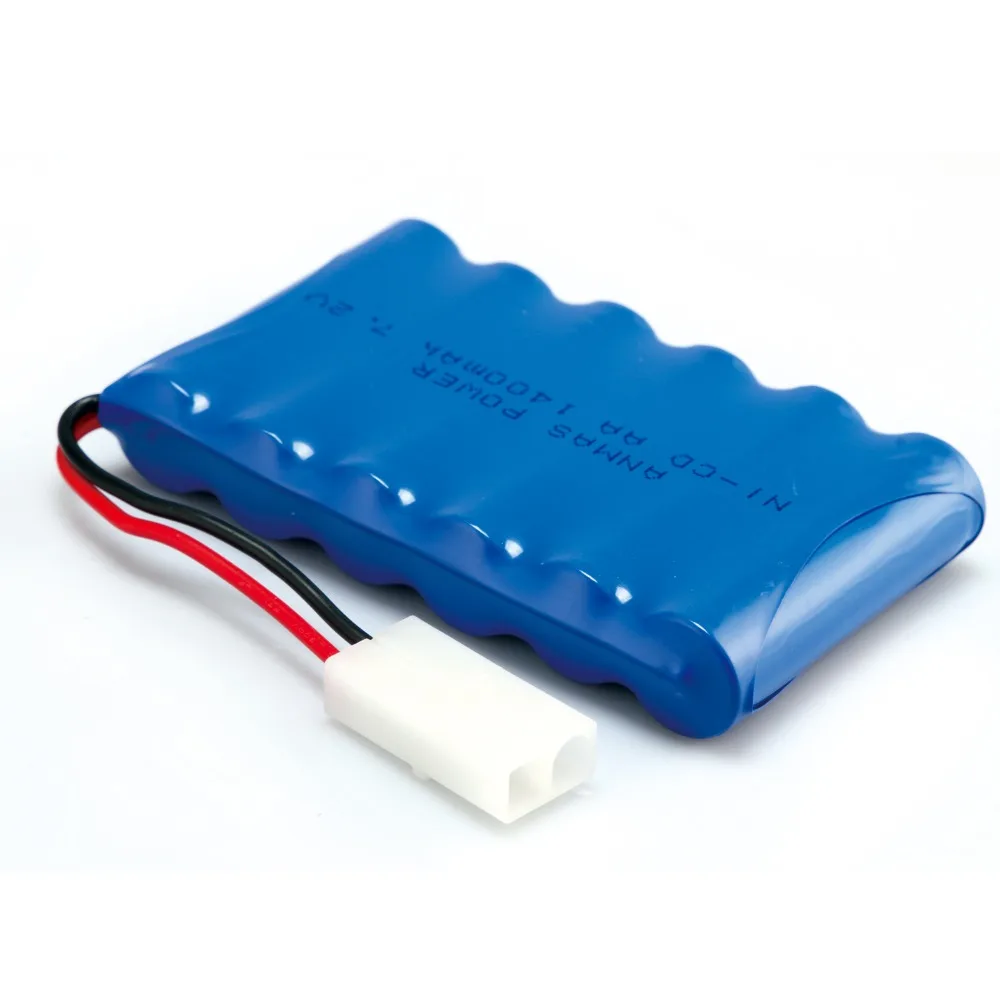 1x Anmas power Синий Ni-Cd перезаряжаемый AA аккумулятор 7,2 V 1400mAh RC Ni-Cd AA игрушечный автомобиль Ni Cd аккумулятор Tamiya