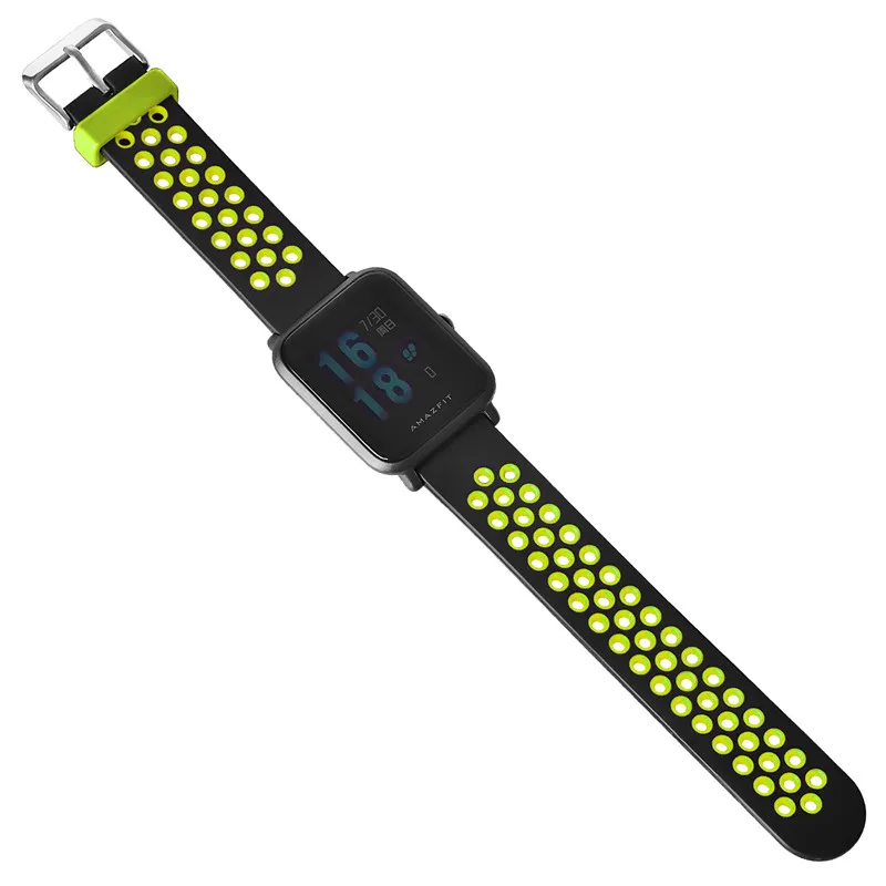 Для Xiaomi Huami Amazfit Bip Lightwei ремешок rhythm Lite young умные часы my braceket fit+ силиконовые полосы+ мягкий чехол+ 5 экранная пленка