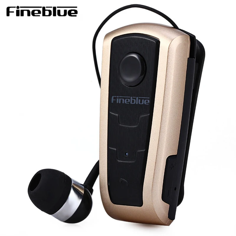 FineBlue F910 Bluetooth V4.0 Беспроводной гарнитура виброзвонок носить вставной наушник для iPhone samsung htc