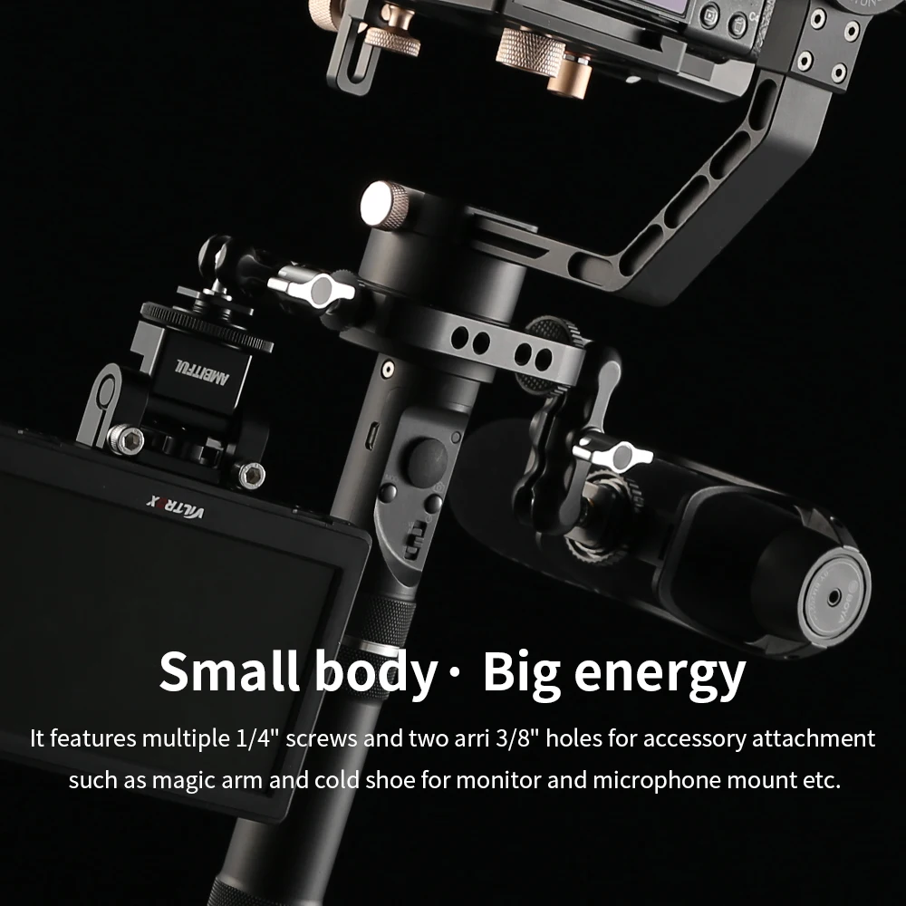 Зажим для стабилизатора камеры AMBITFUL DSLR Zhiyun Crane V2 / Plus /Crane M подключения света к