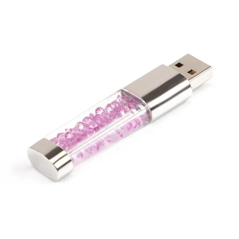 16 GB кристаллов металла световой флешки USB2.0 Flash Drive U диск Memory Stick высокое Скорость для Macbook