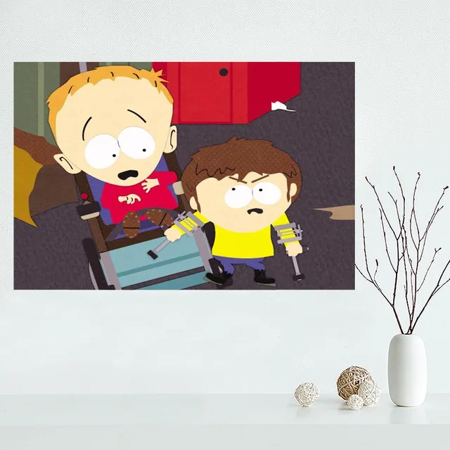 Nice South Park Poster Custom Canvas Poster Art Home Decoration Cloth