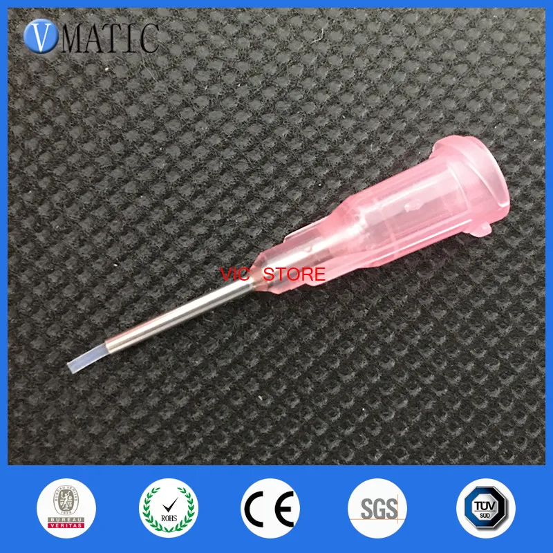 

Free Shipping High Quality 100Pcs 25G 0.5'' Teflon Lined Dispenser Needle Tips Dispensing Needle Tips 1/2 Inch