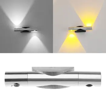 

New 6W Modern LED Wall Light Adjustable Double-head Lighting Rotating Sconce Corridor Wall Lamp AC85-265V 50-60Hz