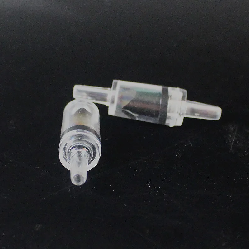 Free Shipping,100 Pcs Black Non return Check Valves for Aquarium Air Pump, Check Valve for CO2