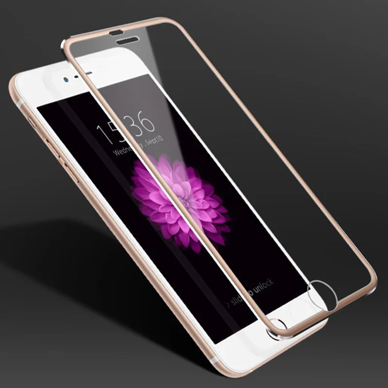  Für iphone 6 6s Plus X XS glas 3D volle Abdeckung Gehärtetem Glas auf iphone 7 8 Plus 5 5s se Bilds