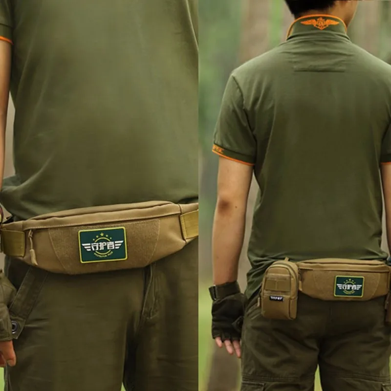 Открытый Протектор Плюс зеленый камуфляж водоотталкивающая Fanny Pack Пояс сумка несессер Хип Мешок W2