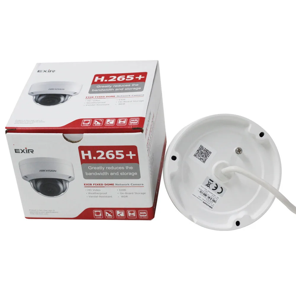 Hikvision 8mp IP камера cctv системах видеонаблюдения безопасности DS 2CD2185FWD IS аудио PoE