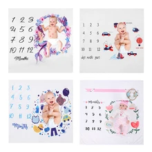 26 стилей; милое детское одеяло для фотосессии; мягкое Пеленальное Одеяло с принтом для малышей; банные полотенца; постельные принадлежности для младенцев; реквизит для фотосессии