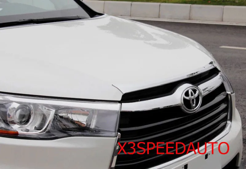 Капот Гриль решетка Накладка для Toyota Highlander хромированный