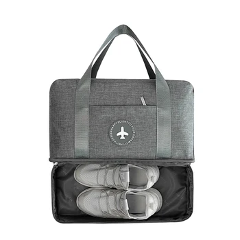 

Travel Clothing Storage Bags Double Layer Women Men Underwear Shoes Luggage Organizer Zipper Packages Handbag Case Accessories