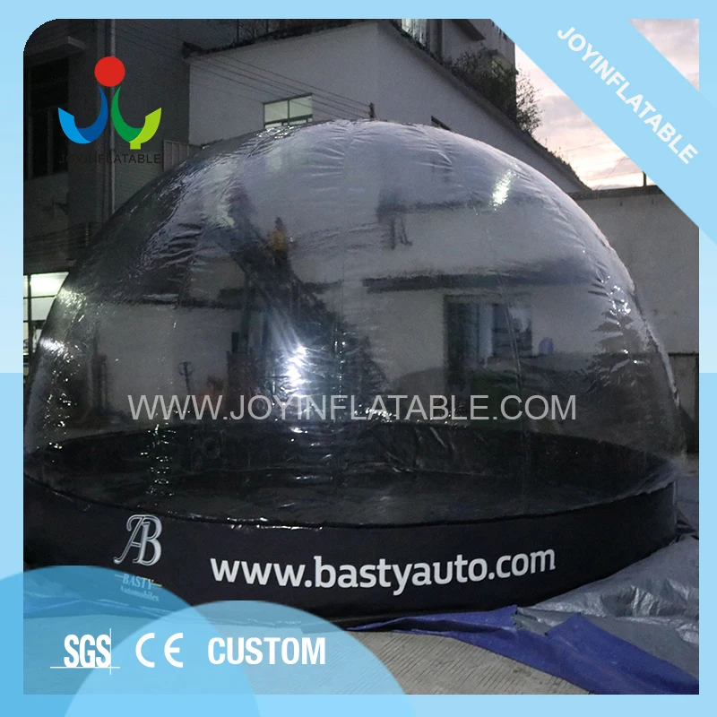 Waterproof  Inflatable TransparentClear Bubble Car Tent with Floor for Outdoor 4